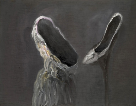 Kurpju cilvēki&amp;nbsp;&amp;bull; The Shoe People, 2014, Oil on canvas, 125 x 160 cm