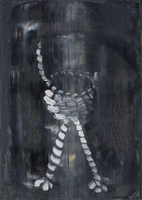 Sargeņģelis&amp;nbsp;&amp;bull; Guardian Angel, 2017, Oil on canvas, 70 x 50 cm