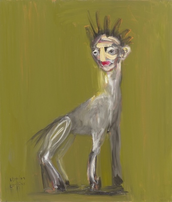 Kentaurs&amp;nbsp;&amp;bull;&amp;nbsp;Centaur, 2009, Oil on canvas, 140 x 120 cm