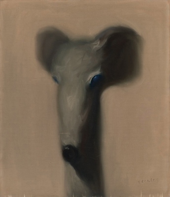 Žurka&amp;nbsp;&amp;bull;&amp;nbsp;Rat, 2011, Oil on canvas, 140 x 120 cm